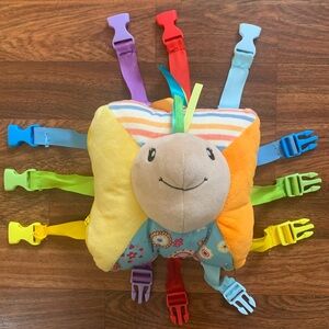 Buckle Toy Toddler Early Learning Basic Life Skills Educational Plush